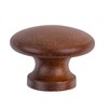 Walnut Wood Drawer Knob | Diameter: 1 1/4" | Wooden