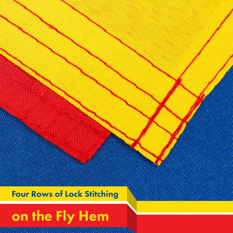 G128 Ecuador Ecuadorian Flag 3x5 Ft Printed 150D Polyester -