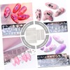 Baluue Manicure Templates Set 6pcs Steel Nail Stamps Diverse Beautiful