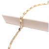 10 Inch Ankle Bracelet Chain Embossed Pattern Link Anklet Gift