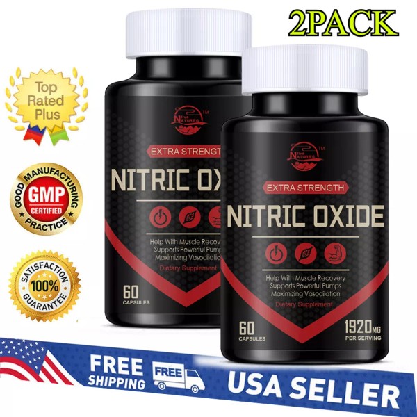 Nature's Live Nitric Oxide Booster Supplement for Blood Circulation and