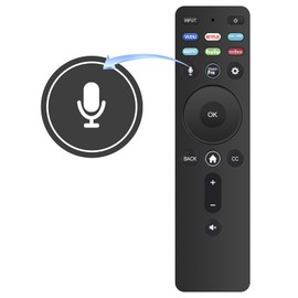 XRT260 Replace Voice Remote Control fit for Vizio Smart TV M43Q6-J04 V435-J01 M50Q6-J01 M55Q6-J01 M58Q7-J01 M65Q6-J09 M70Q6-J03 with 6 APP Button Key