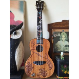 Jockomo Under The Sea Sea Friends Position Mark Inlay Sticker for Concert Ukulele