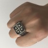 Stainless Steel Crusader Jerusalem Cross Ring (15)