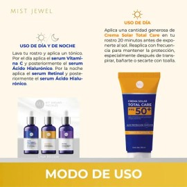 Kit Belleza Complete Con Protector Solar  3 Serum Faciales                                                                                            