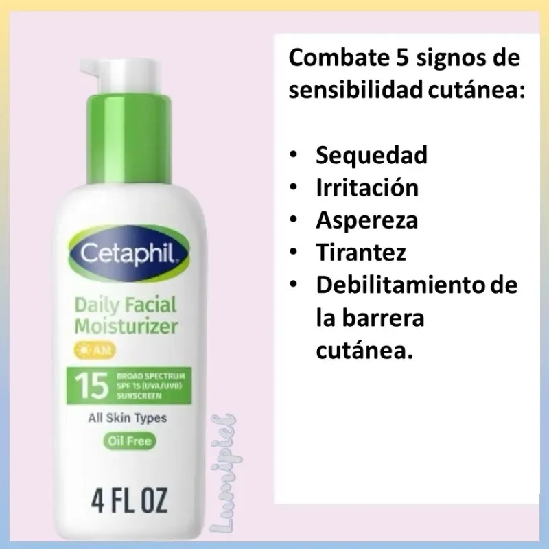 Cetaphil Loción Hidratante Facial Con Fps 15 118ml