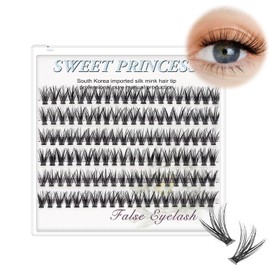 Bodermincer 20 Root Thickness 0.07mm C Curl 3D Individual Eyelashes Extension Soft Black Fake False Eye Lashes Tools (10mm)