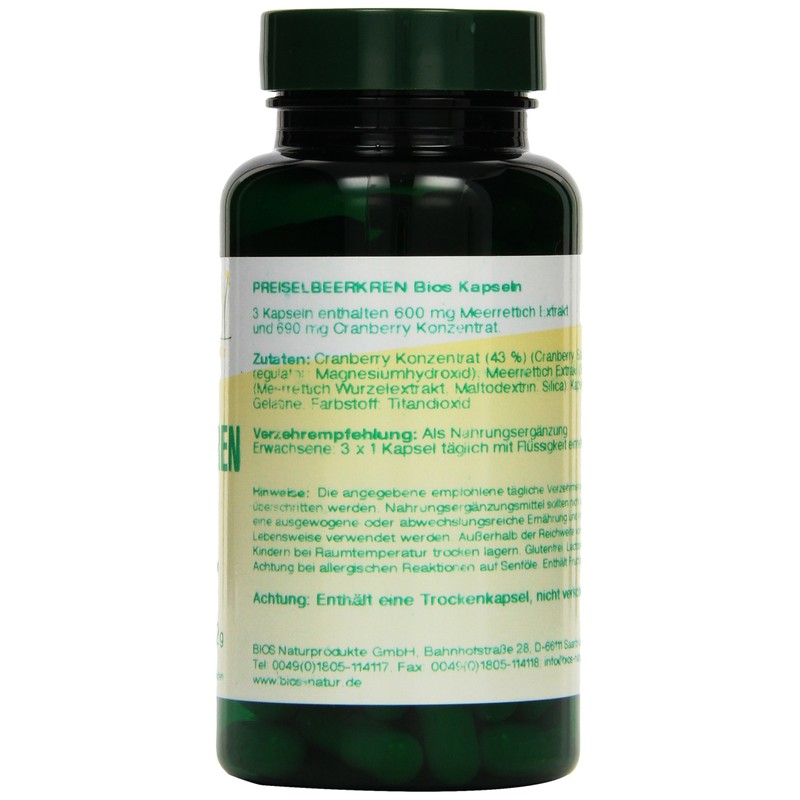 Bios Price Elbeerkren, 100 Capsules (52g)