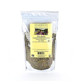 Starwest Botanicals Organic Dried Lavender Flowers Extra Grade, 4 Ounces