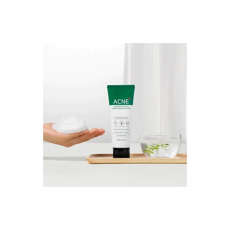 Espuma Limpiadora Some by Mi Miracle Acne Foam 100ml Antiacné