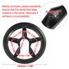 X AUTOHAUX 40 42 Teeth 6.5cm 5 Holes Bicycle Bike