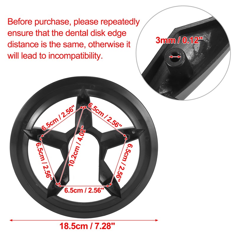 X AUTOHAUX 40 42 Teeth 6.5cm 5 Holes Bicycle Bike
