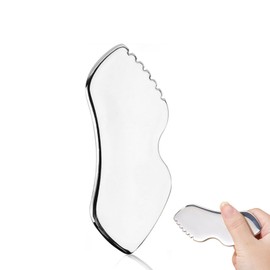 Zinmilin Gua Sha Facial Tools,Stainless Steel Gua Sha Tool,Guasha Tool for Face Metal Gua Sha Tool Body Lymphatic Drainage Massager