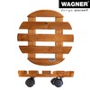 Wagner Palisande Country 20018201 Multi-Purpose Trolley Chestnut Round