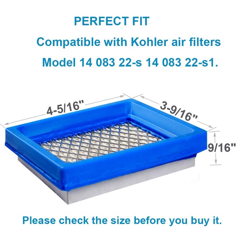 HEYZLASS 2 Pack XT650 Air Filter with Metal Protection, Compatible