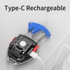 BY-J LED Small Flashlight Multitool, Rechargeable Keychain Light, COB Multi-Function