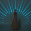 PeacockShaped Projection Lamp Decorative Light Touch Control ABS Nightlight Bedroom(Pink
