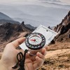 KKLM Compass Compass Baseplate Compass with Luminous Function, Compass with