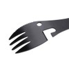 Tenedor de cuchara para acampar, cuchillo multifunción portátil 5 en
