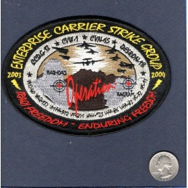 CVN-65 USS ENTERPRISE Strike Group 2003 2004 OIF OEF NAVY Squadron Cruise Patch