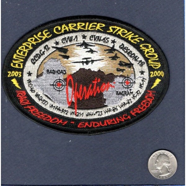 CVN-65 USS ENTERPRISE Strike Group 2003 2004 OIF OEF NAVY