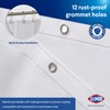 CLOROX Shower Curtain Liner, Premium Lightweight Durable Waterproof 4g PEVA