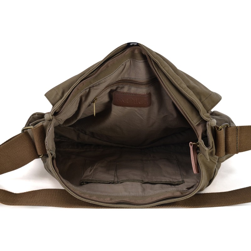 Gootium Canvas Shoulder Bag - Vintage Cross Body Messenger Bag