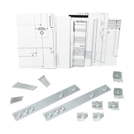 WX4-A019 JXA019k Microwave Mounting Kit Replacement Compatible with GE, Optional Undercabinet Metal Microwave Hanging Kit