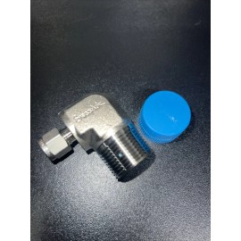 Swagelok Male Connector Elbow 1/4 in. Tube OD x 3/4 in. Male NPT (SS-400-2-12)