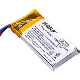 HQRP 2-Pack Battery Compatible with JBL GO Portable Wireless Bluetooth Speaker GSP072035 JBLGOBLK JBL-GO-FF