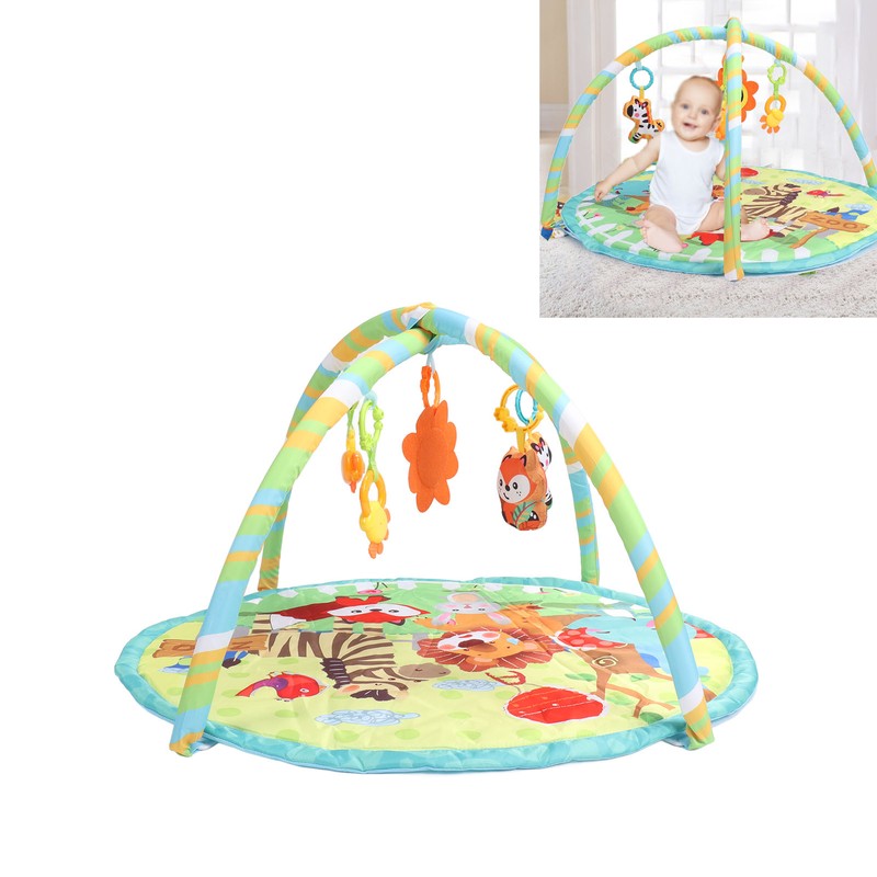 Baby Gym Play Mat with Toys Round Activity Game Combination