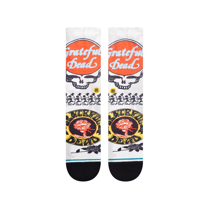 Stance GRATE VINTAGE WHITE Socks (01785), L, VINTAGE WHITE (01785)