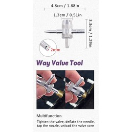 RUNCCI-YUN Tire Valve Stem Puller Tools Set,44 PCS Tyre Valve Repair Tool Kit with Dual Single Head Valve Core Remover, TR412 Snap-in Valve Stems and Cores ,for Car Truck Motorcycle Bicycle