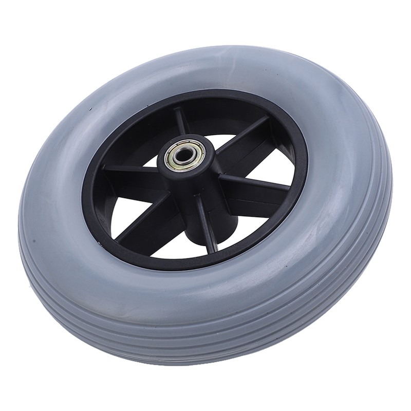 194mm Gray Electric Wheelchair Wheel Non Slip No Noise Stable