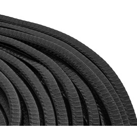 SMI - Edge protection profile KS0-1S for 0-1 mm PVC with steel insert black self-clamping without glue - edge protection, piping profile, edge profile, edge protection strip for car doors, sheets (3 m