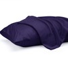 AL NOOR HOME Premium Navy Blue 4 Pack Pillowcases -