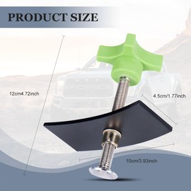 HEVLE Brake Pad Spreader, Disc Brake Pad Separator Tool, Brake Caliper Compression Tool for Precise and Even Compression Fits Cars & Light Trucks Inner Brake Pads and Resets Caliper Pistons