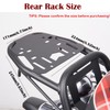 TECTEK Motorcycle Rear Luggage Rack Compatible with Monkey 125(JB02/JB03) Z125