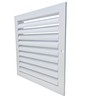 DECOAIRCON 8" X 8" Aluminum - Return Grille Easy Air