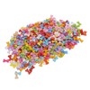1000Pcs Dog Bone Buttons Bright Vivid Colors Cute Dog Bone