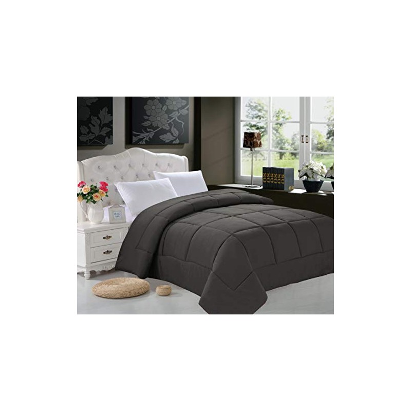 Elegant Comfort Luxurious Super Soft Goose Down Alternative Double-Fill Comforter
