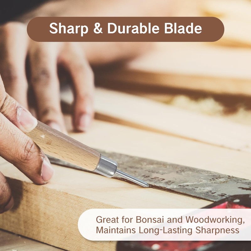 NIIIYTYB V Tool Wood Carving Chisel Micro Chisel Tools 0.06