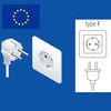 Flush-Mounted Socket IP54 50 x 50 mm Pack of 4