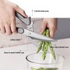 Heavy-Duty Kitchen Shears, Stainless Steel, Serrated Edge, Multi-Purpose Poultry and