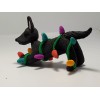 Celtic Forest Clay German Shepherd black Christmas Ornament TANGLED IN