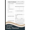 ADHD Daily Planner: Undated Structured Notebook to Organize Daily Tasks