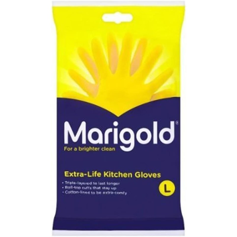 MARIGOLD Kitchen Gloves Large Pack of 3-10042883