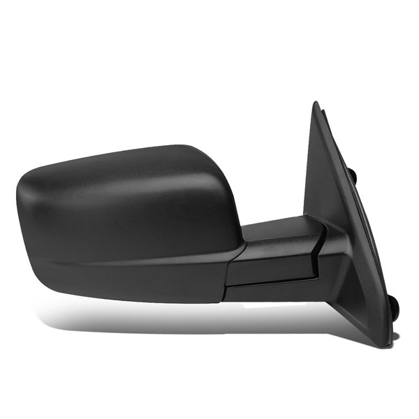 DNA Motoring TWM-039-OE-T222-BK-R Right/Passenger Side Black Manual Folding Towing Mirror