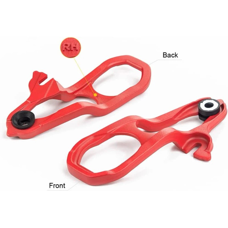 Autopartszone Red Heavy Duty Front LH & RH Tow Hook