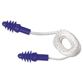 Howard Leight by Honeywell DPAS-30W AirSoft Multiple-Use Earplugs, white nylon corded, 2 pair for $5.50.